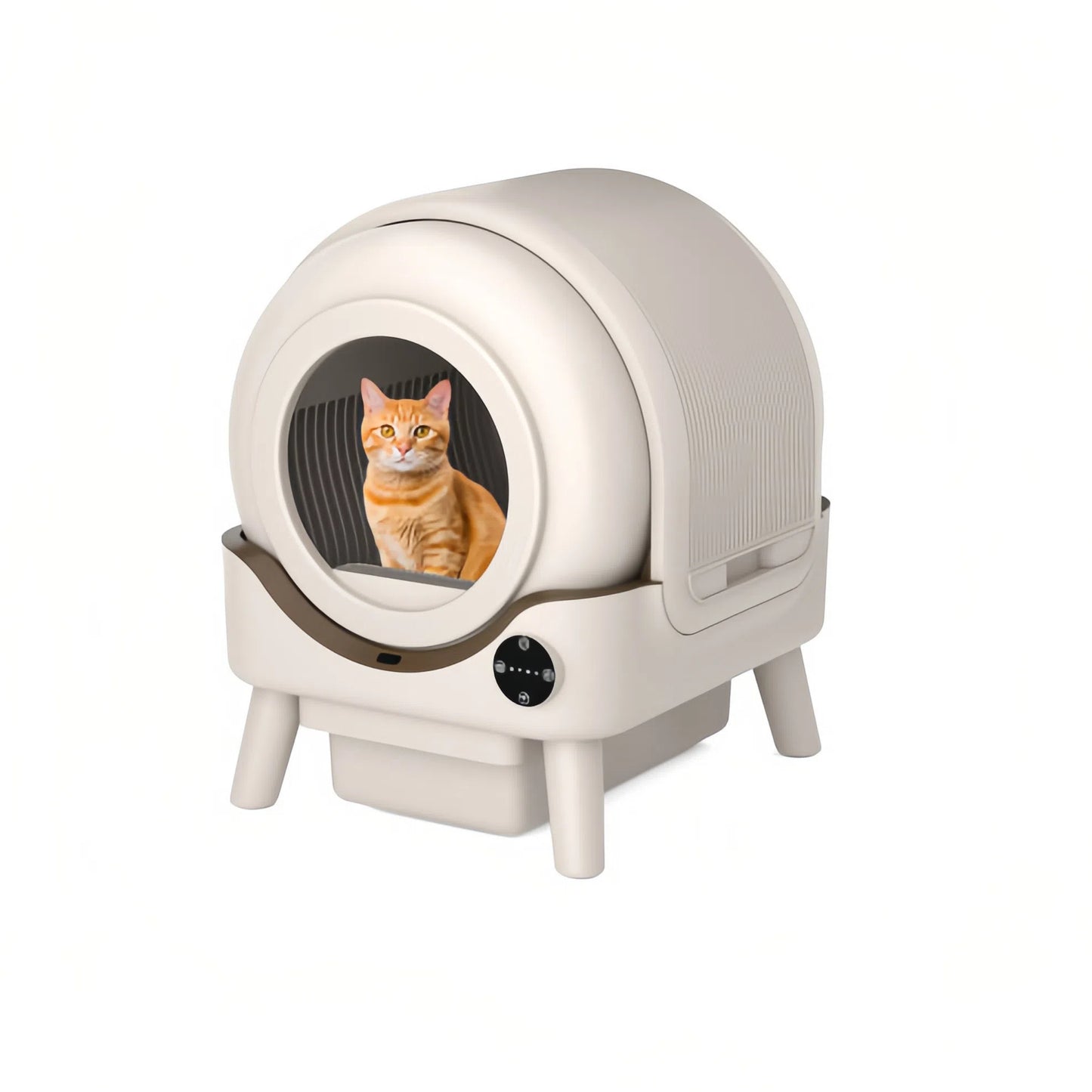 110L + 15L Smart Self-Cleaning Cat Litter Box - Fully Enclosed, Large Capacity Automatic Litter Box, Anti-Odour & Cat-Safe Design