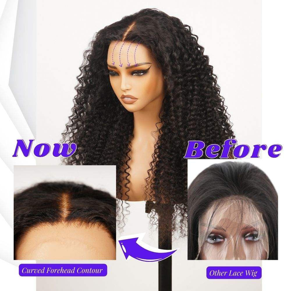 20 Inch Brazilian Raw Virgin Hair 13x6 13X4 Natural Deep Wave Glueless Frontal Human Hair Transparent HD Lace Front Wigs