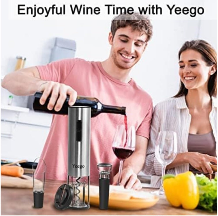 Electric Single Bottle Wine Chiller for 750ml Red & White Wine
