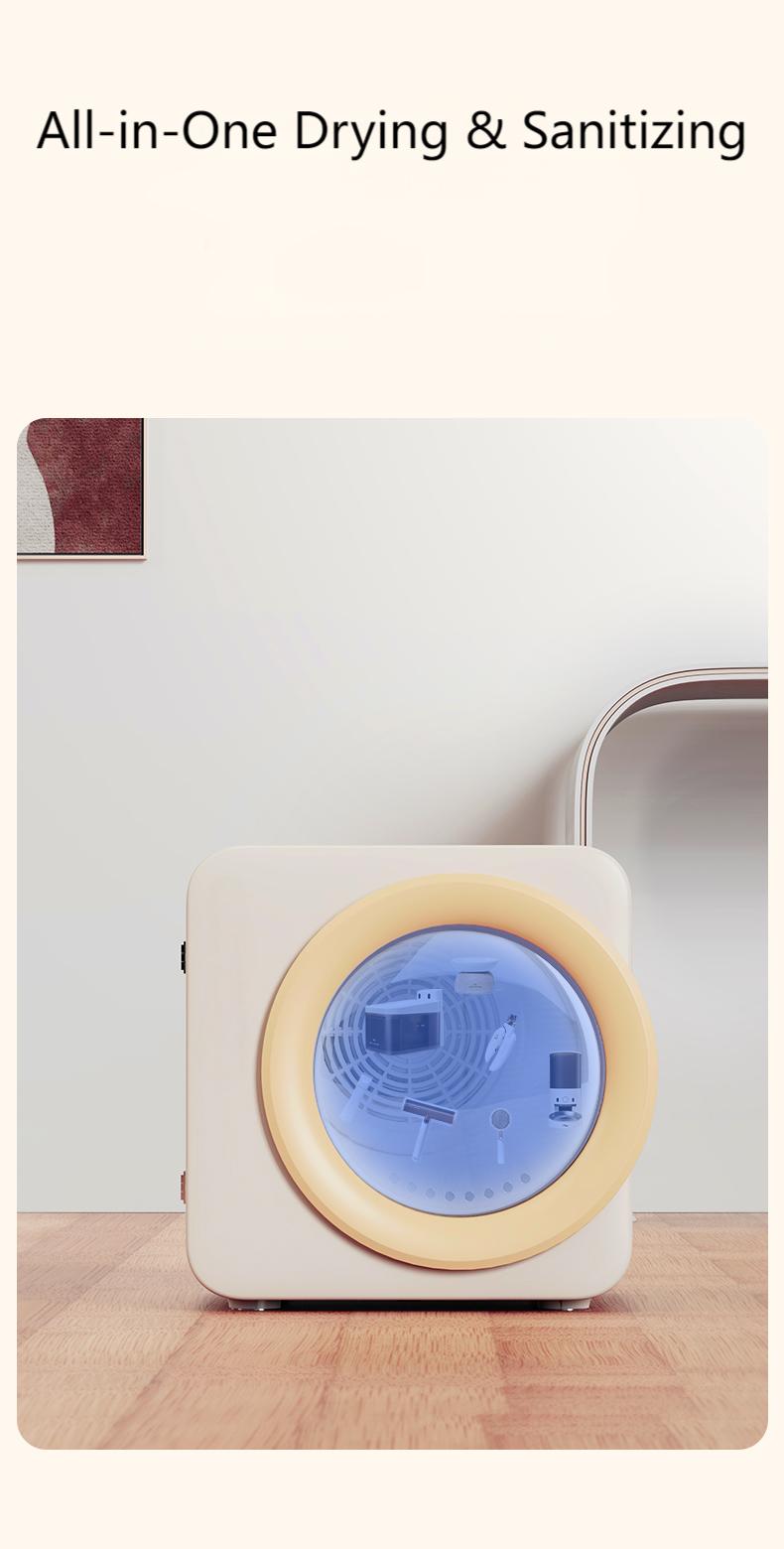 Automatic Pet Dryer Box for Cats and Small Dogs, 37dB Ultra Quiet 62L Capacity Cat Dryer Box with APP Control, 360°Efficient Dog Dryer Box and Smart Temperature Control for Pet Grooming
