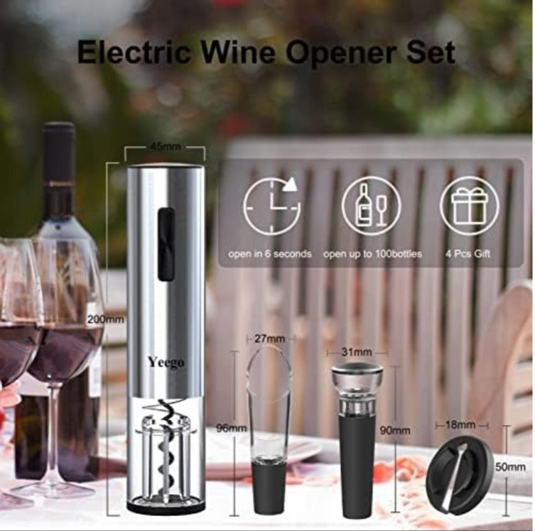 Electric Single Bottle Wine Chiller for 750ml Red & White Wine