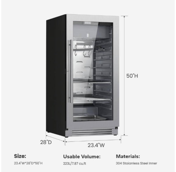 24 in. 8.3 cu. ft. Commercial Dry Aging Refrigerator