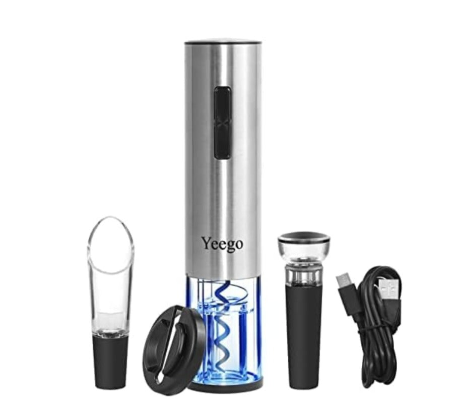 Electric Single Bottle Wine Chiller for 750ml Red & White Wine