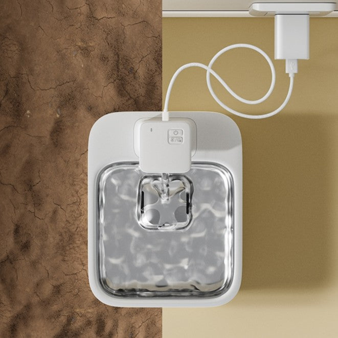 Wireless Cat Water Fountain , 4L Cat Fountain Battery Operated, Cordless Pet Water Fountain for Cats & Dogs with Motion Sensor, Ultra Quiet Pump