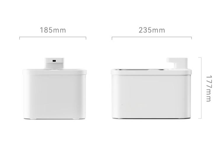 Wireless Cat Water Fountain , 4L Cat Fountain Battery Operated, Cordless Pet Water Fountain for Cats & Dogs with Motion Sensor, Ultra Quiet Pump