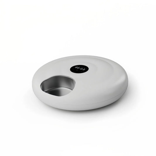 Smart Food Dispenser with Ice Lock Freshness - 6-Tray Auto Feeder, 30-Day Battery, APP Control (Optional)