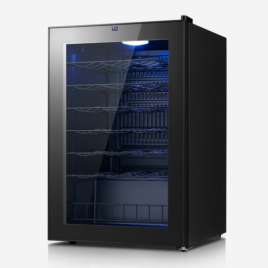20 Bottles Single Zone 16.9 in. Compressor Wine Cooler Refrigerator