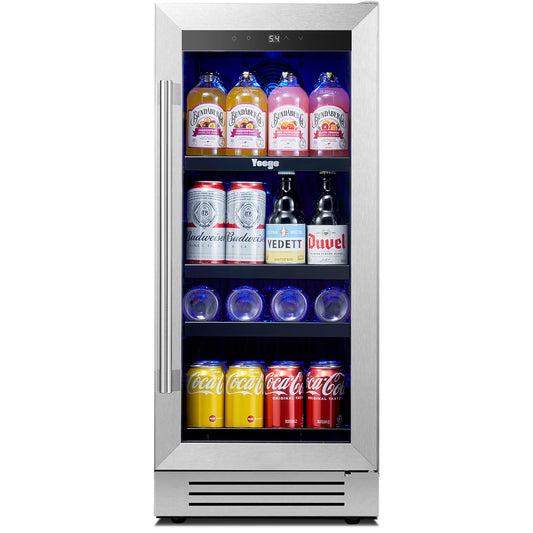 Single Zone 15 in. 80 (12 oz.) Cans Beverage Cooler