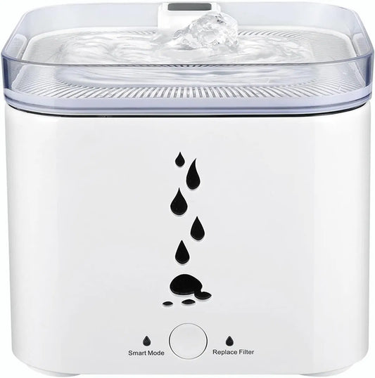 Pet Water Fountain, 93oz/2.75L Automatic Cat and Dog Water Fountain Water Dispenser Ultra-Quite Easy to Clean and Assemble