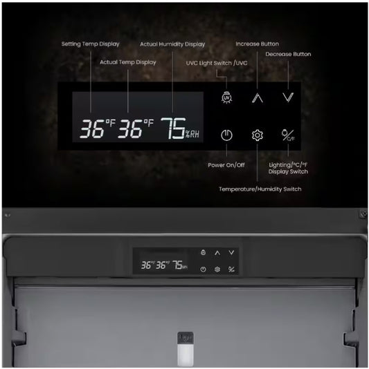 24 in. 8.3 cu. ft. Commercial Dry Aging Refrigerator