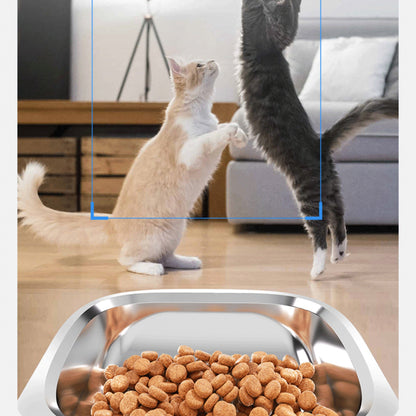Smart Dual-Camera Pet Feeder & Waterer with AI Pet Recognition, APP Remote Control, Dual Power Supply, 4L/6L Capacity – HD Video & Voice, Timed Feeding, Easy-Clean Design