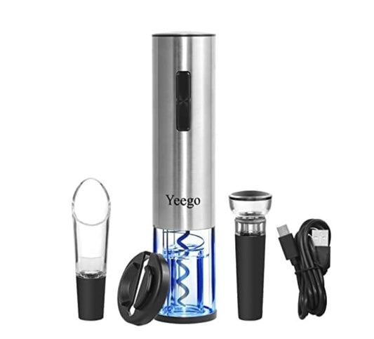 Electric Single Bottle Wine Chiller for 750ml Red & White Wine