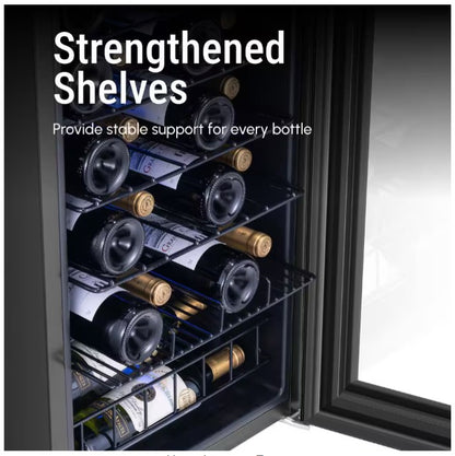 24 in. Dual Zone 46-Bottles Built-In Wine Cooler Refrigerator